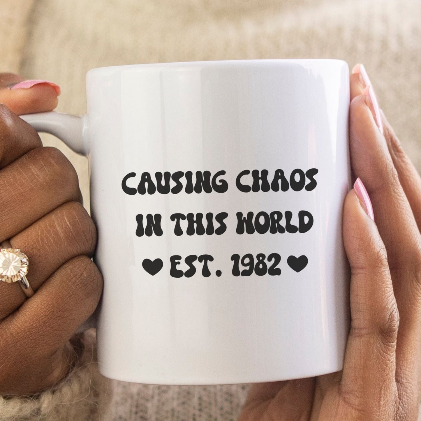 Causing chaos in this world - Funny Mug