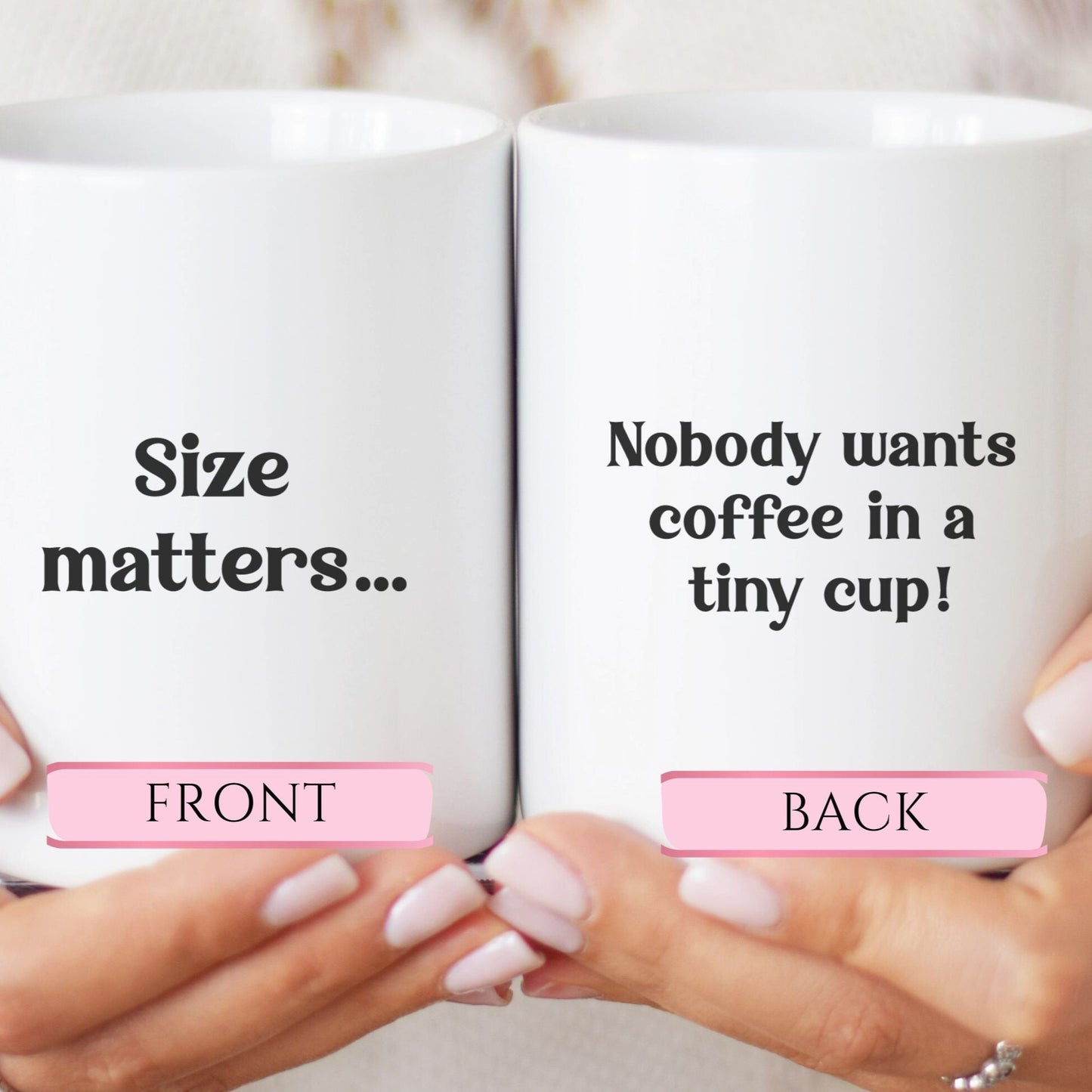 Size matters - Funny mug