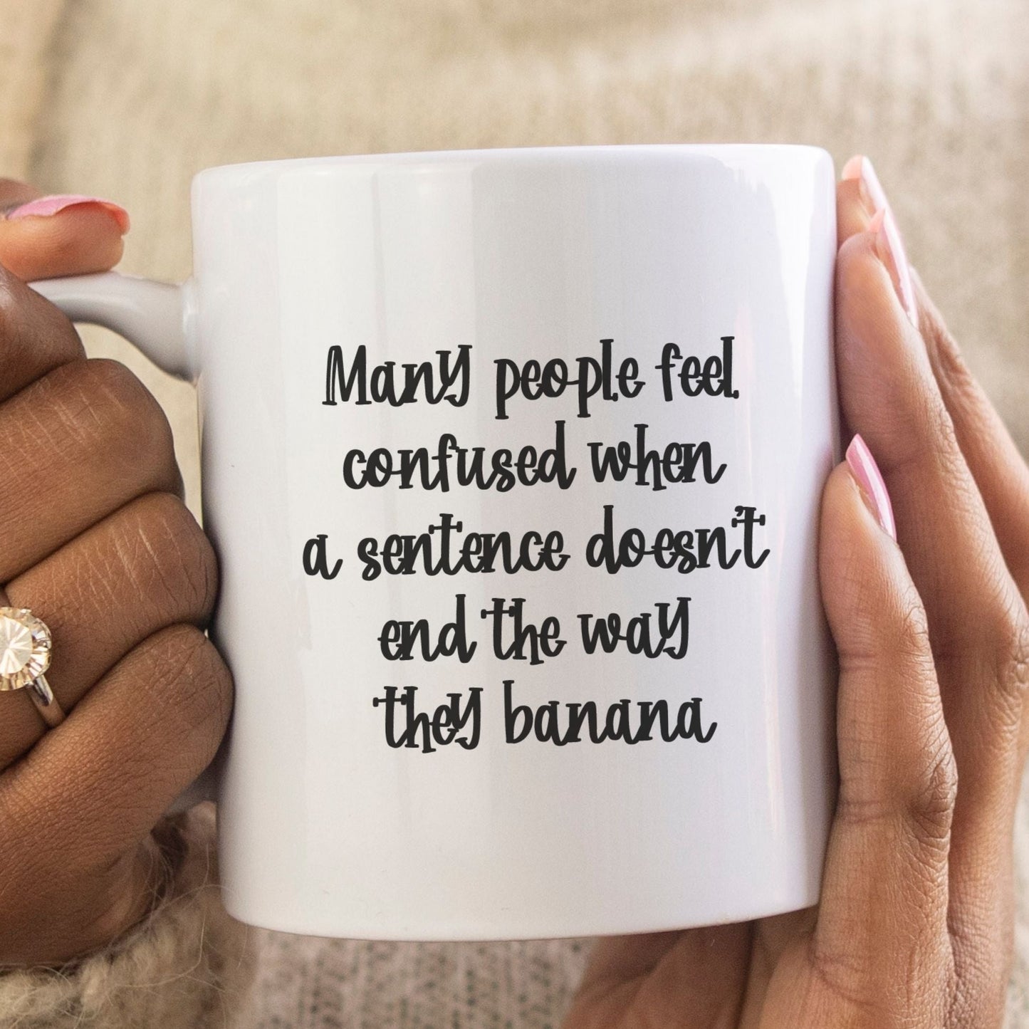 Many people feel confused - Funny mug