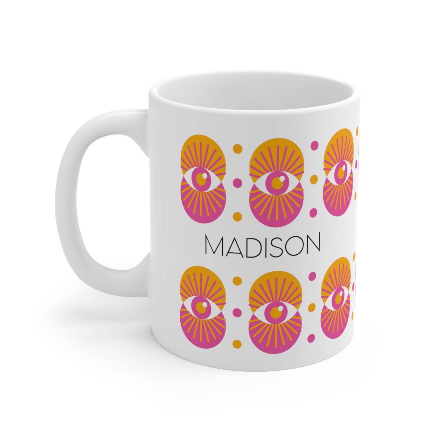 Name eyes - Custom name mug