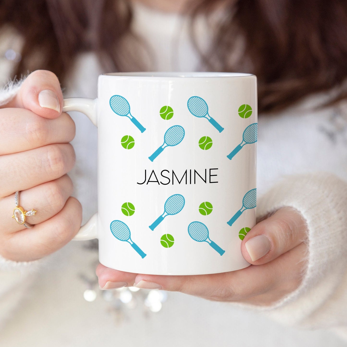 Tennis - Custom name mug