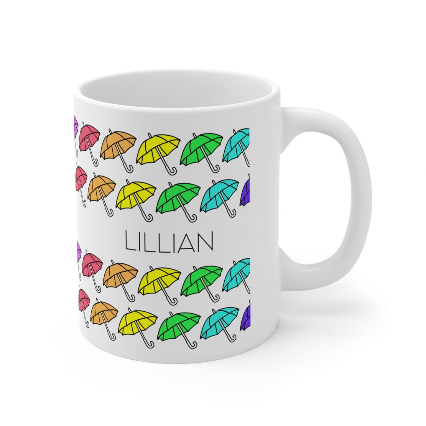 Umbrella - Custom name mug