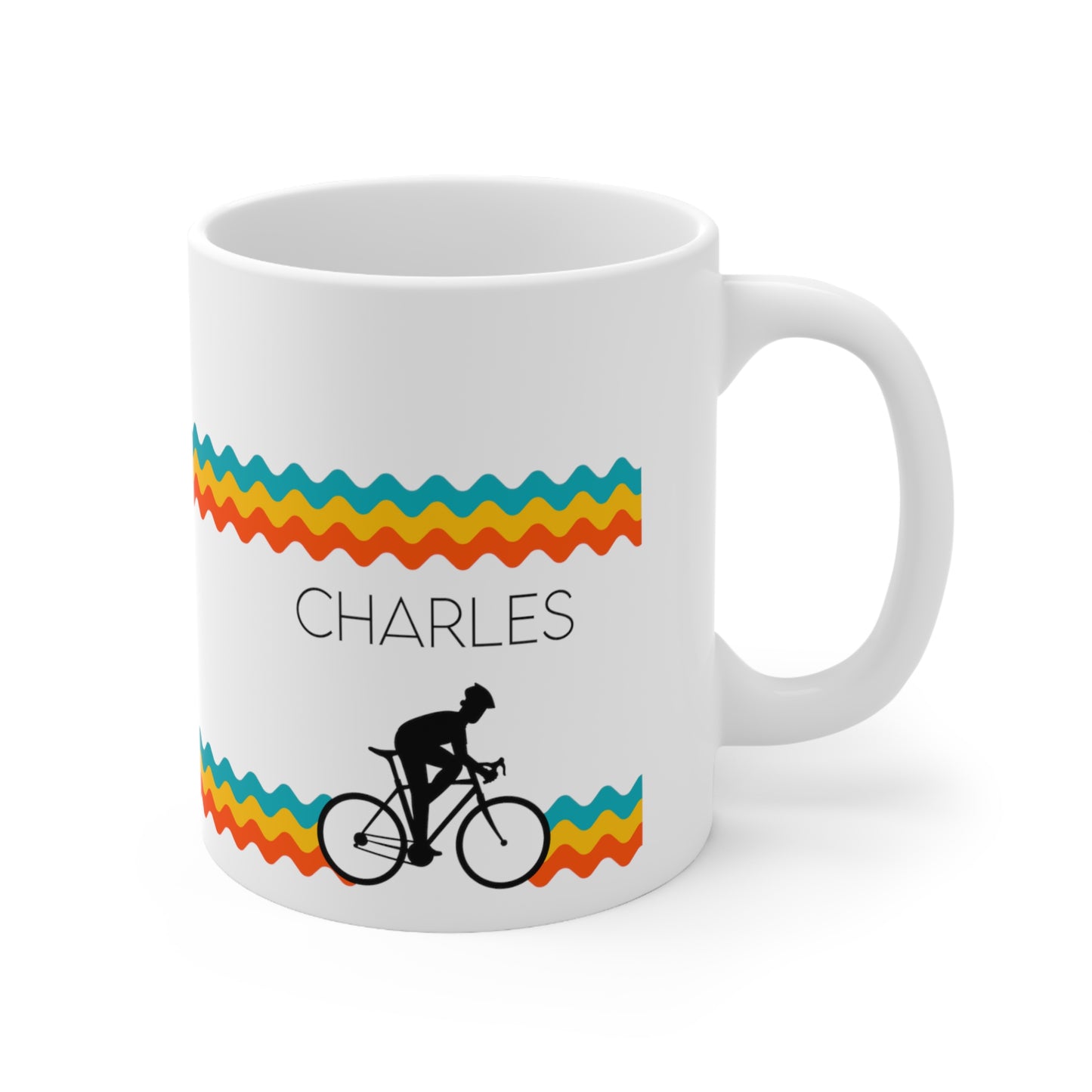 Cyclist - Custom name mug