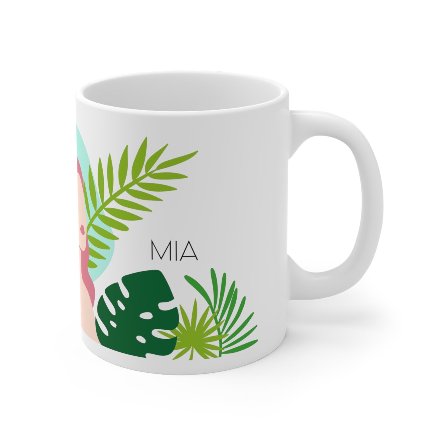 Jungle woman - Custom name mug