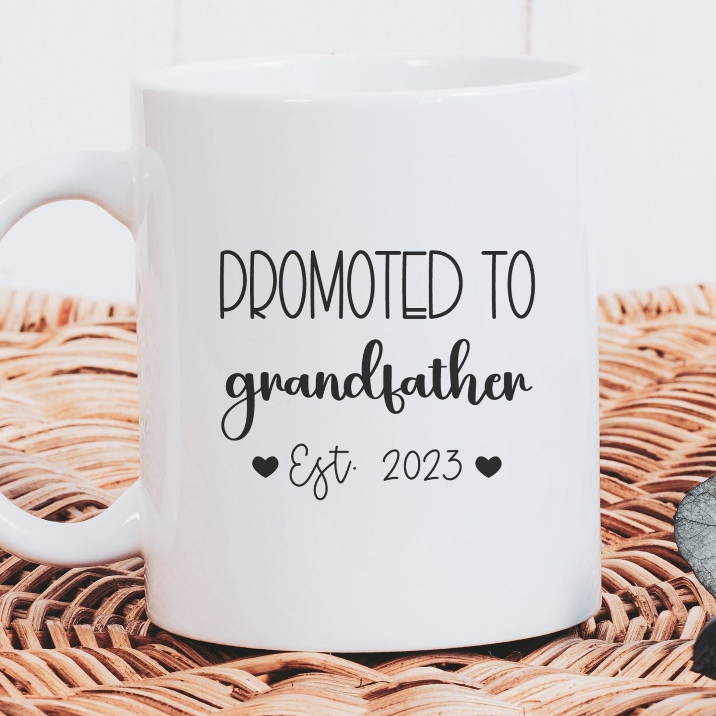 Promoted to grandfather - Custom Mug