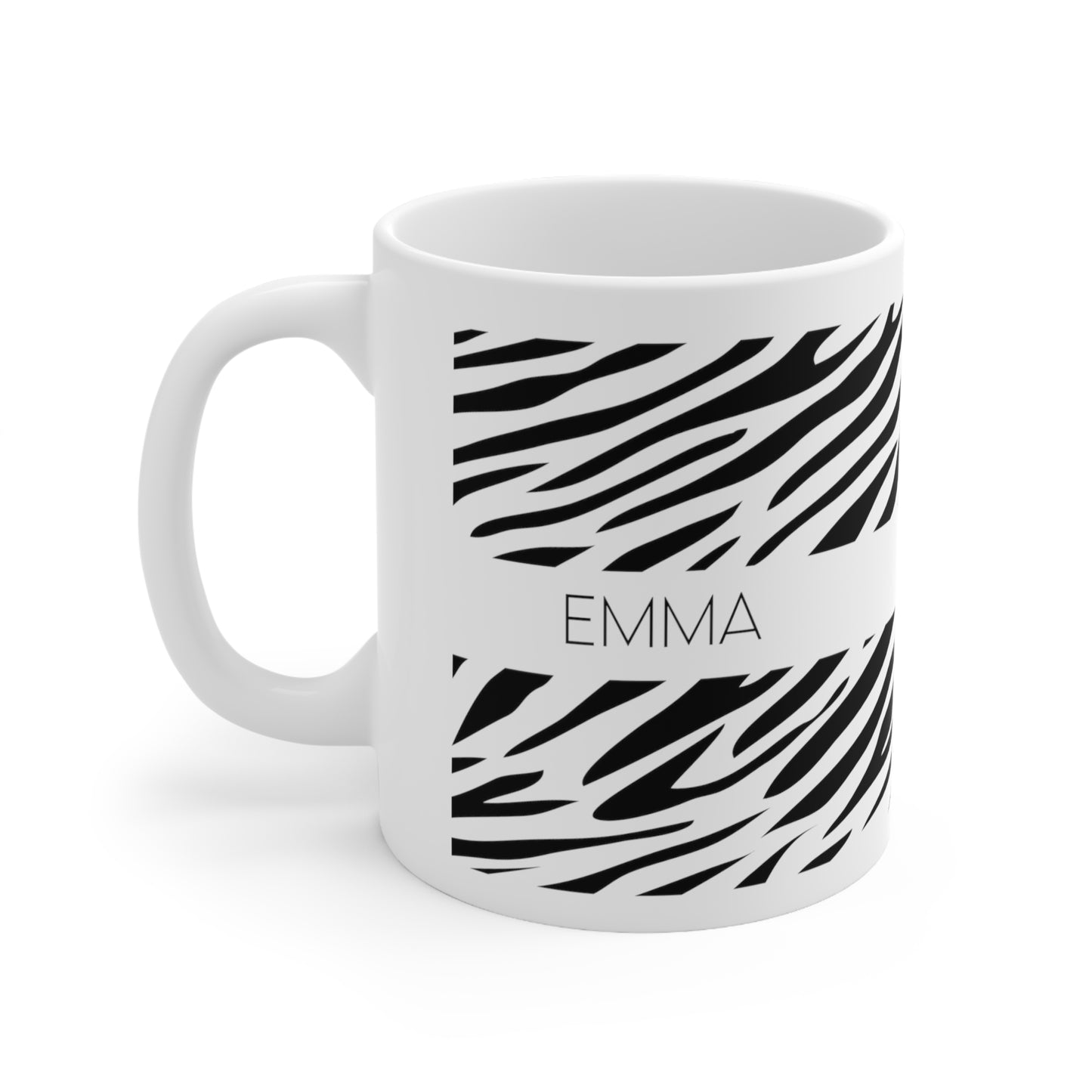 Zebra - Custom name mug