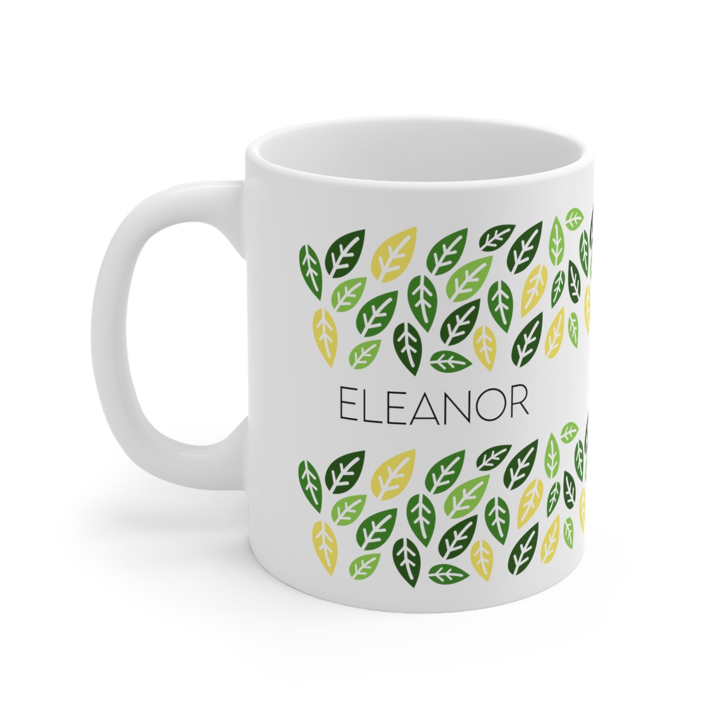 Leaves - Custom name mug