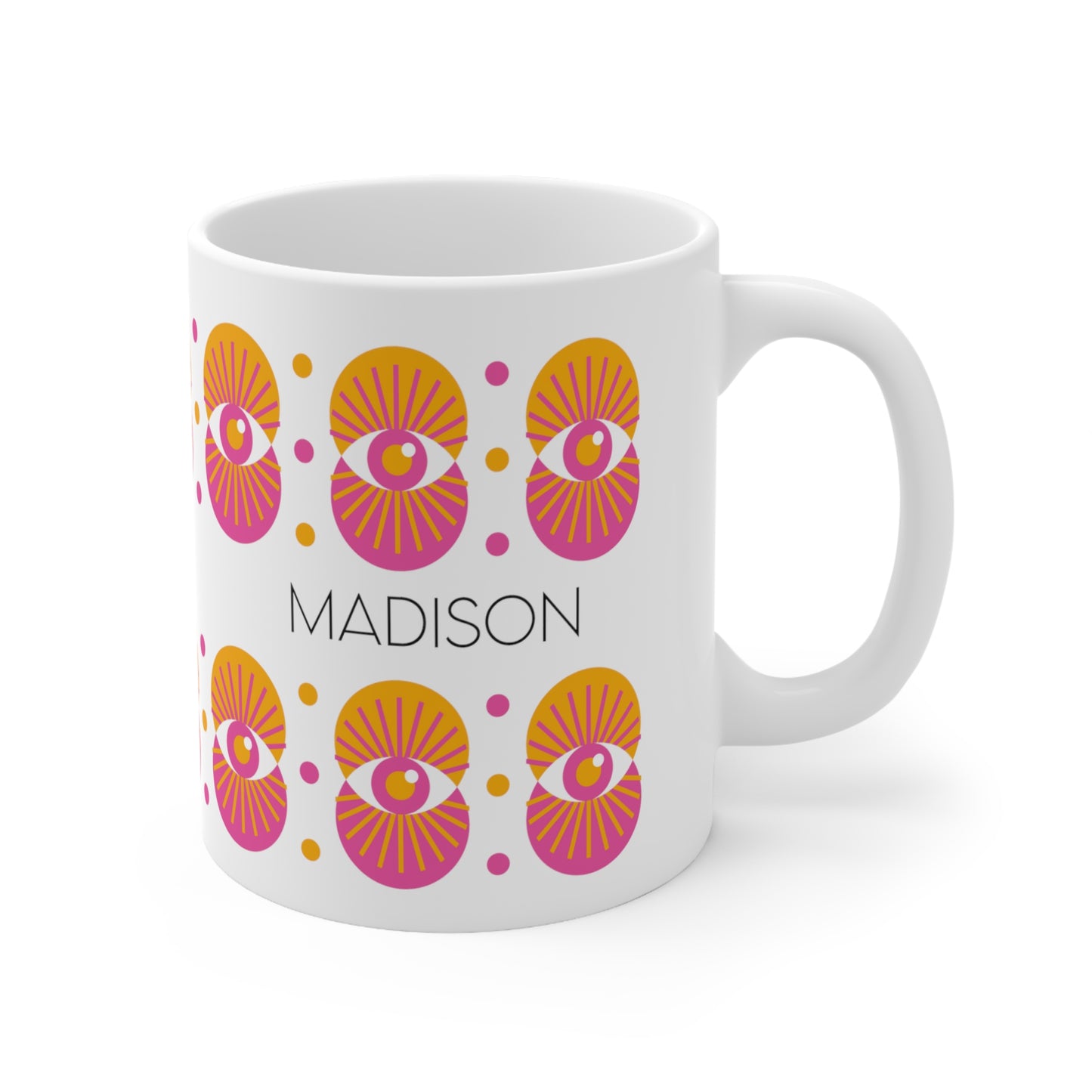 Name eyes - Custom name mug