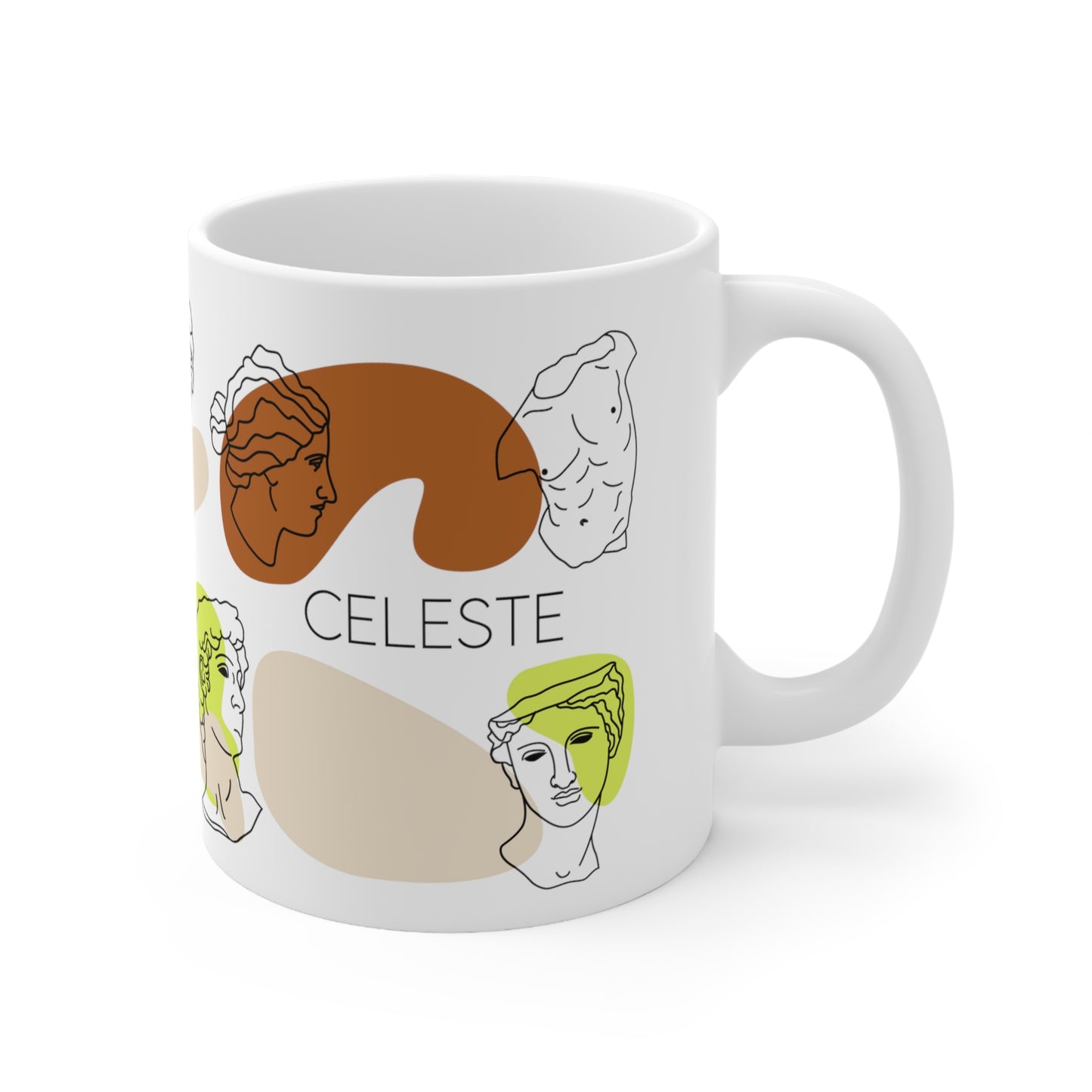 Greekstatue - Custom name mug