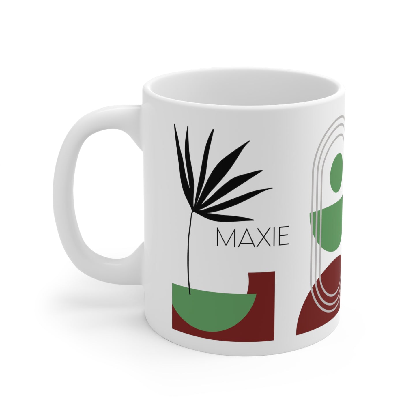 Boho plants - Custom name mug