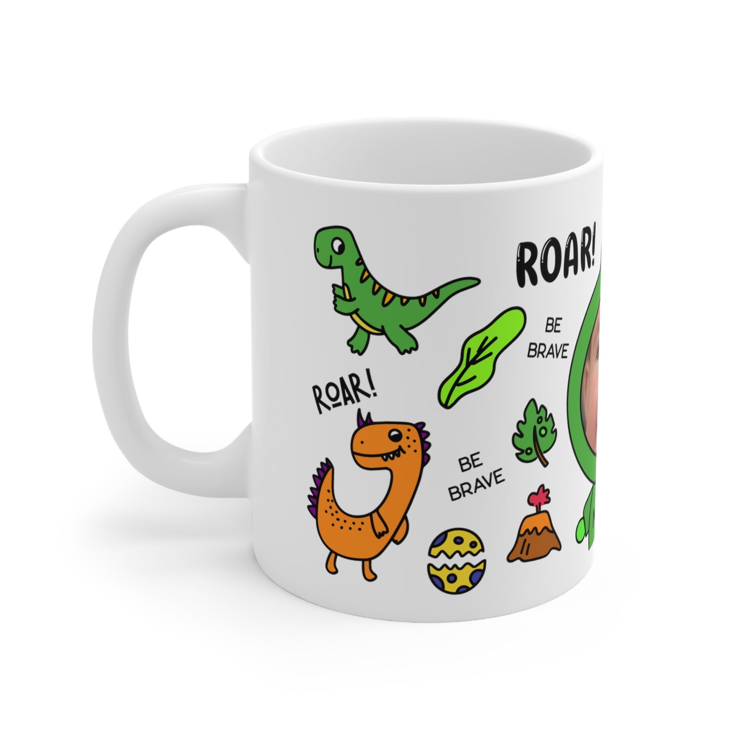 Baby dinosaur (Front photo) - Custom photo mug