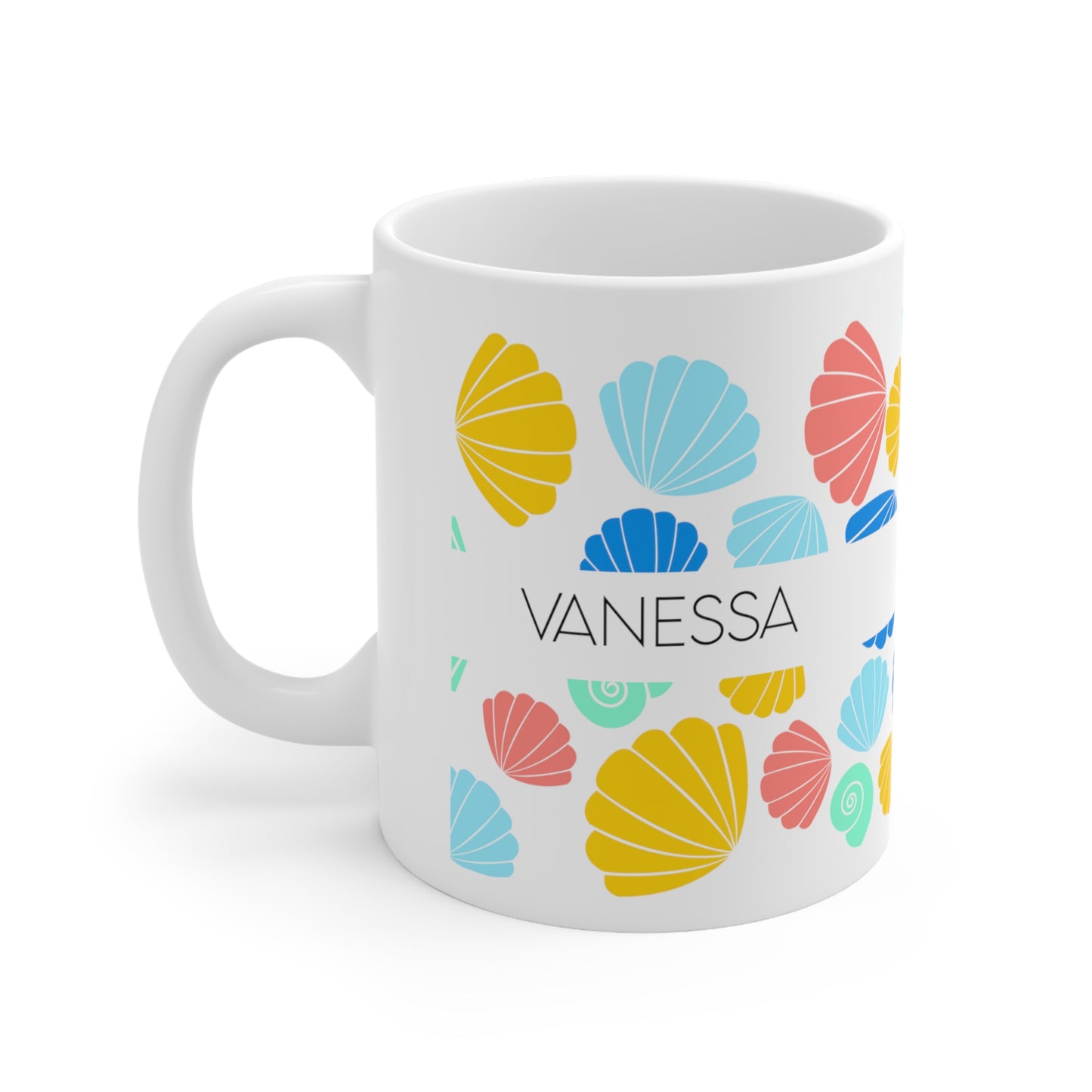 Seashells - Custom name mug