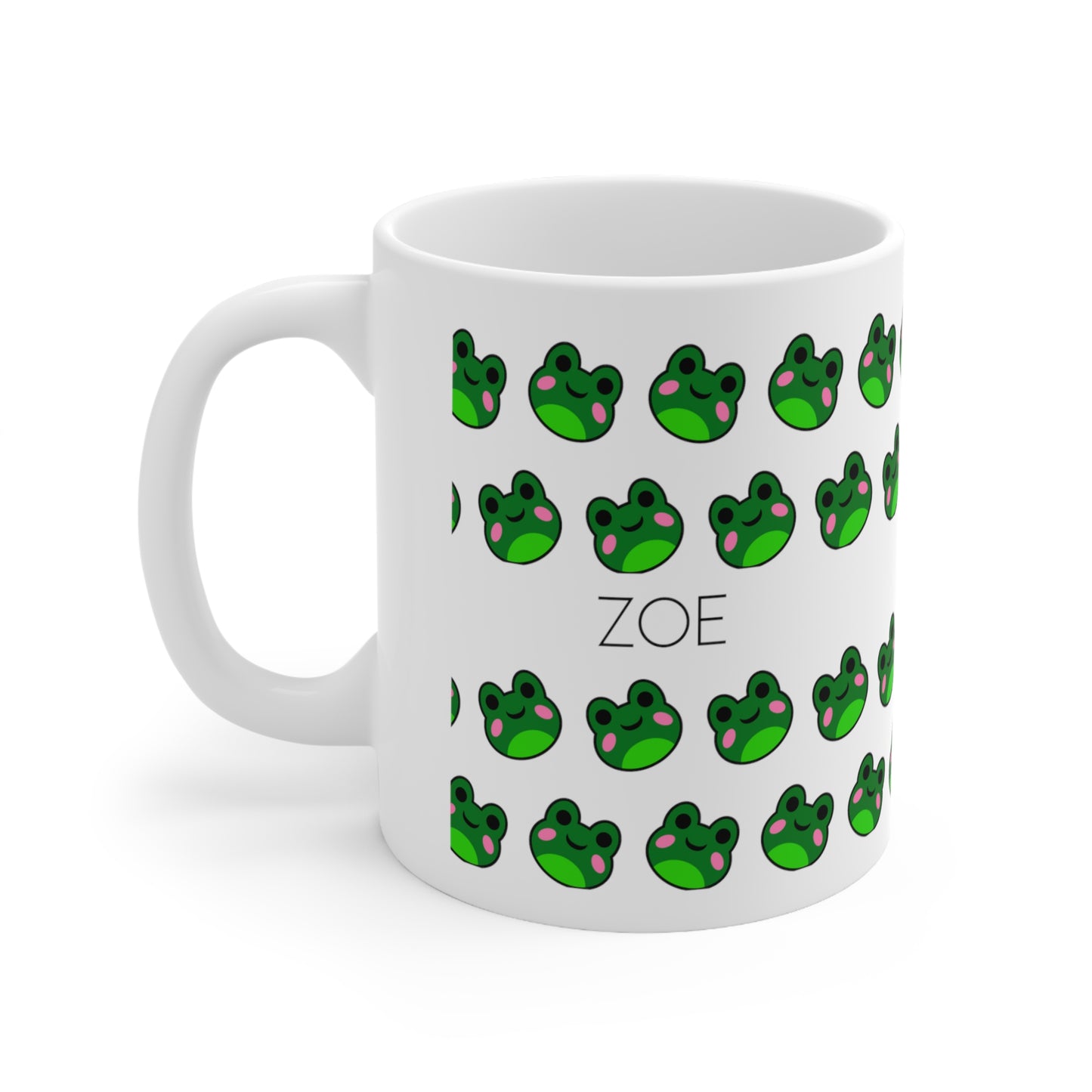 Frogs - Custom name mug