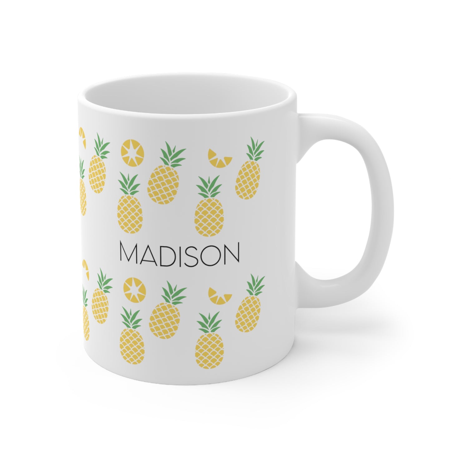 Pineapple - Custom name mug