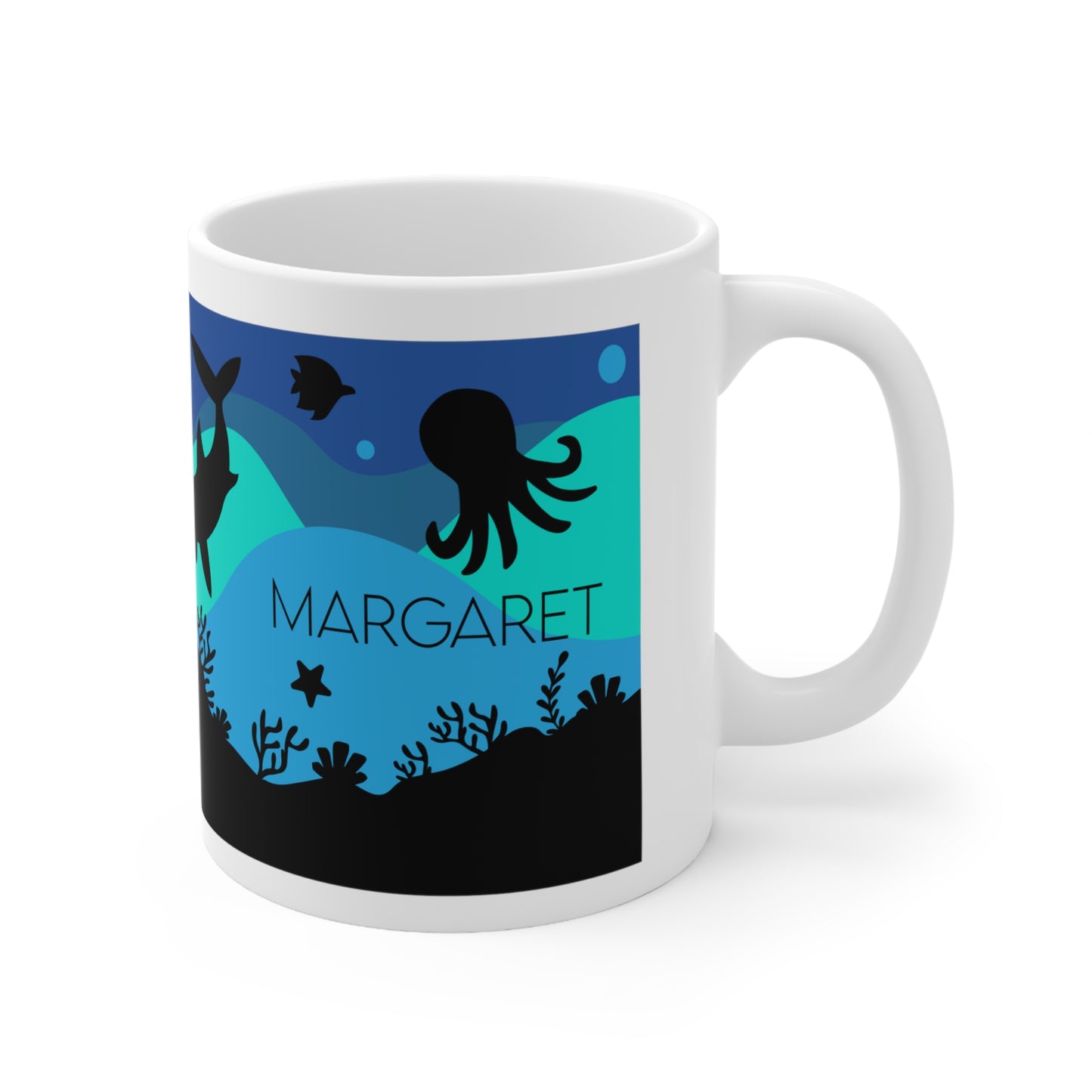 Under the sea - Custom name mug