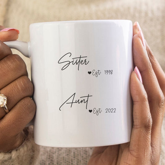 Sister & Aunt - Custom Mug