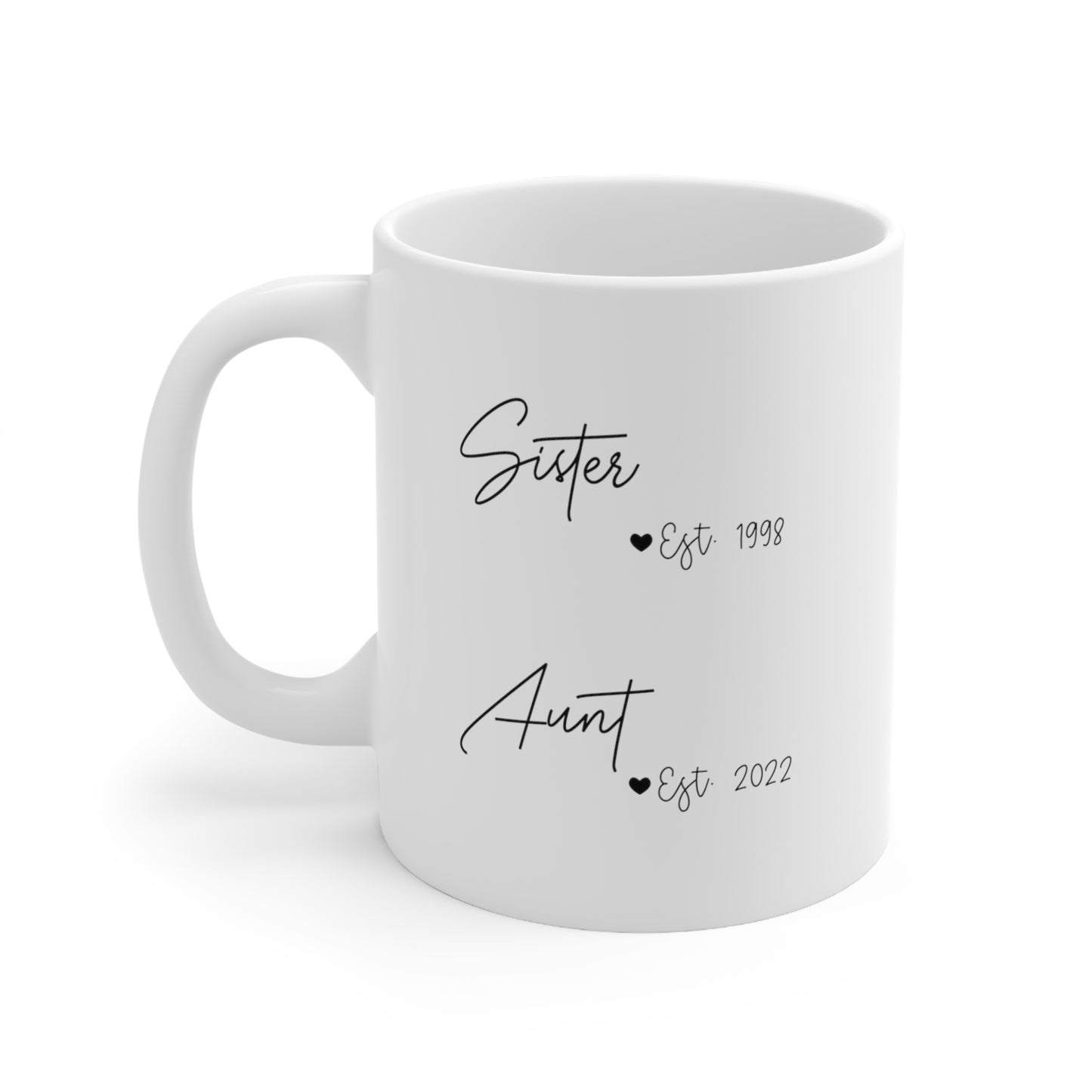 Sister & Aunt - Custom Mug