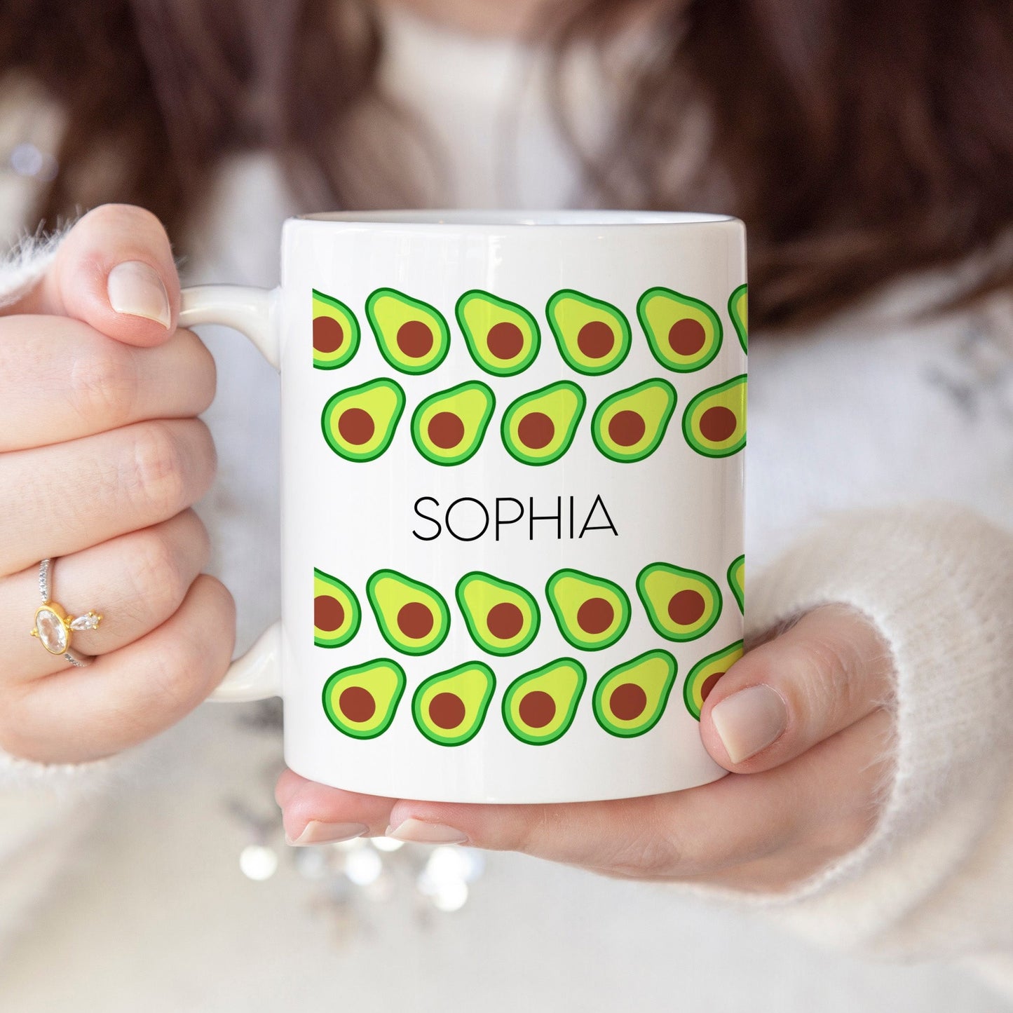 Avocado - Custom name mug