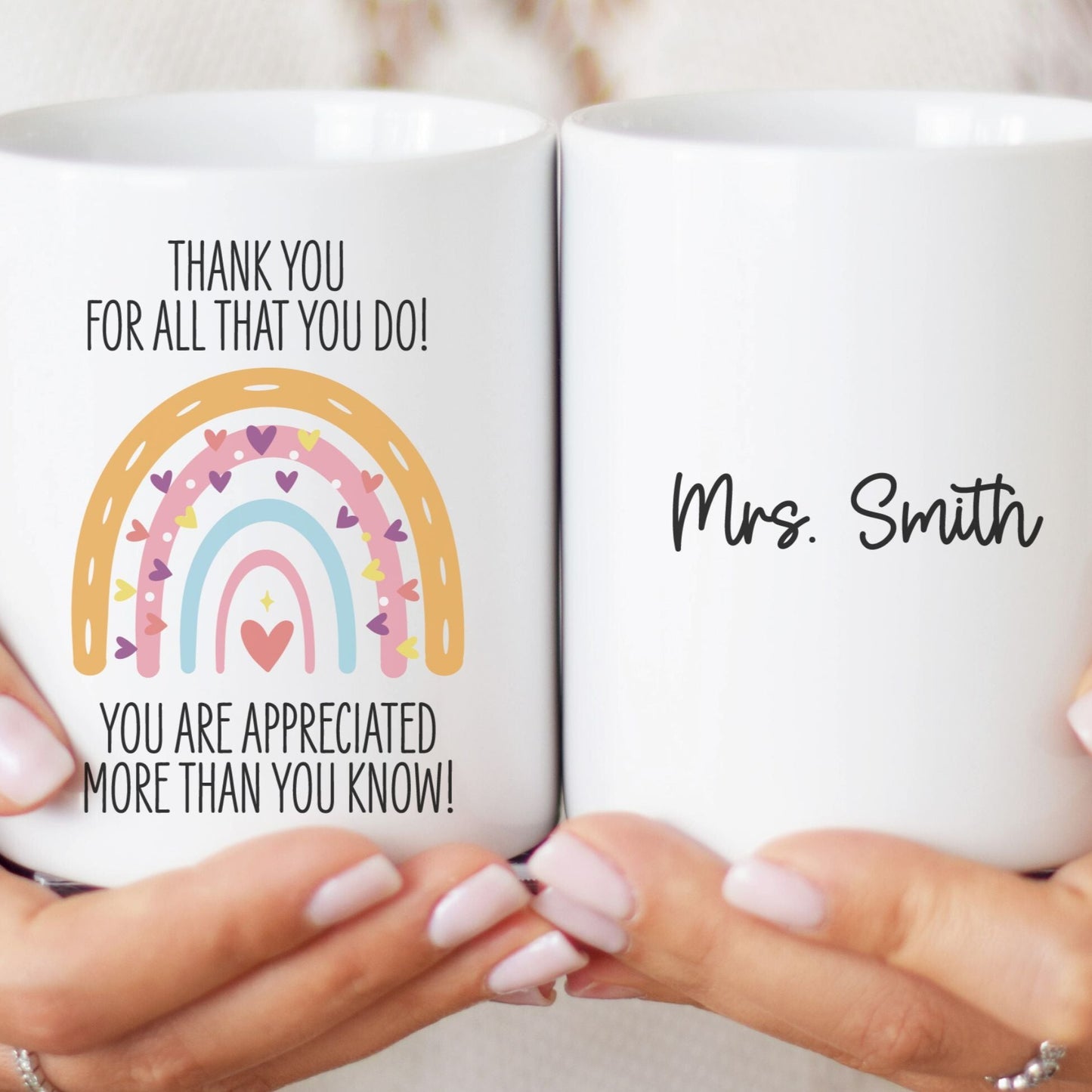 Thank you for all that you do - Teacher gift mug