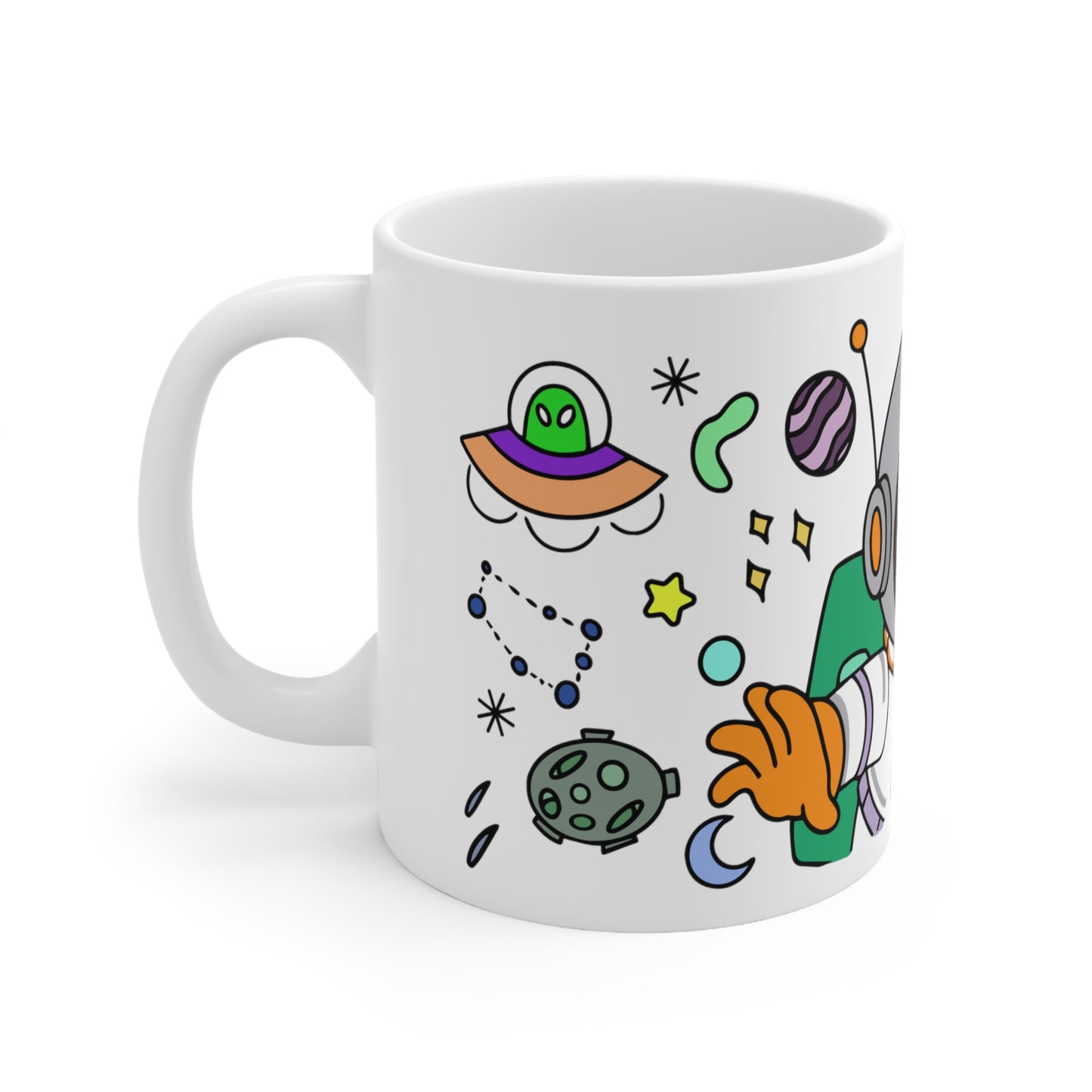 Baby space (Photo facing right) - Custom photo mug