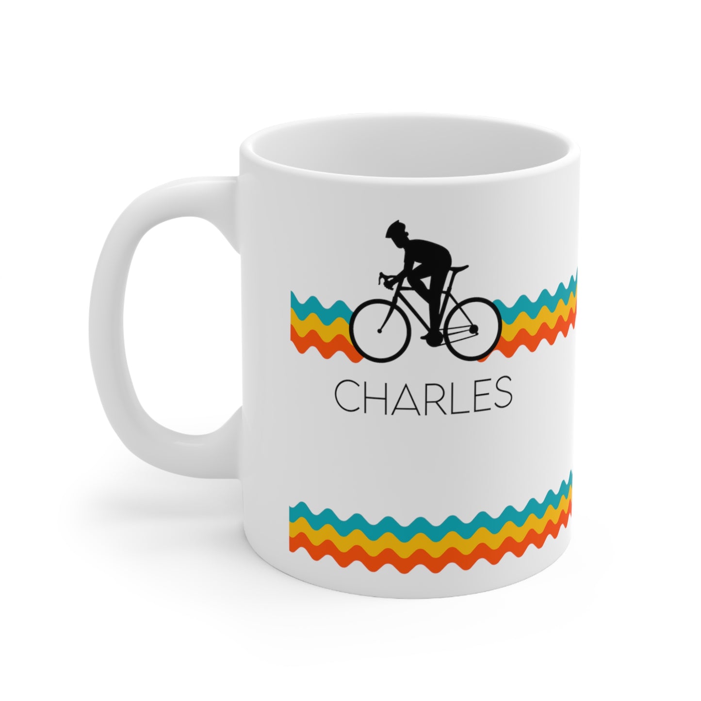 Cyclist - Custom name mug