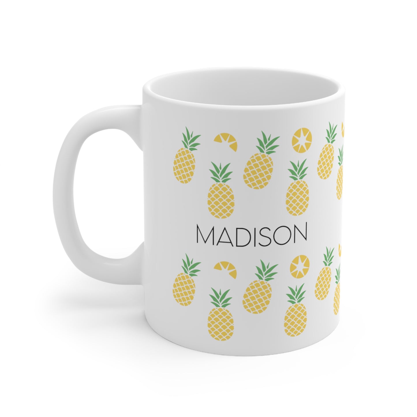 Pineapple - Custom name mug