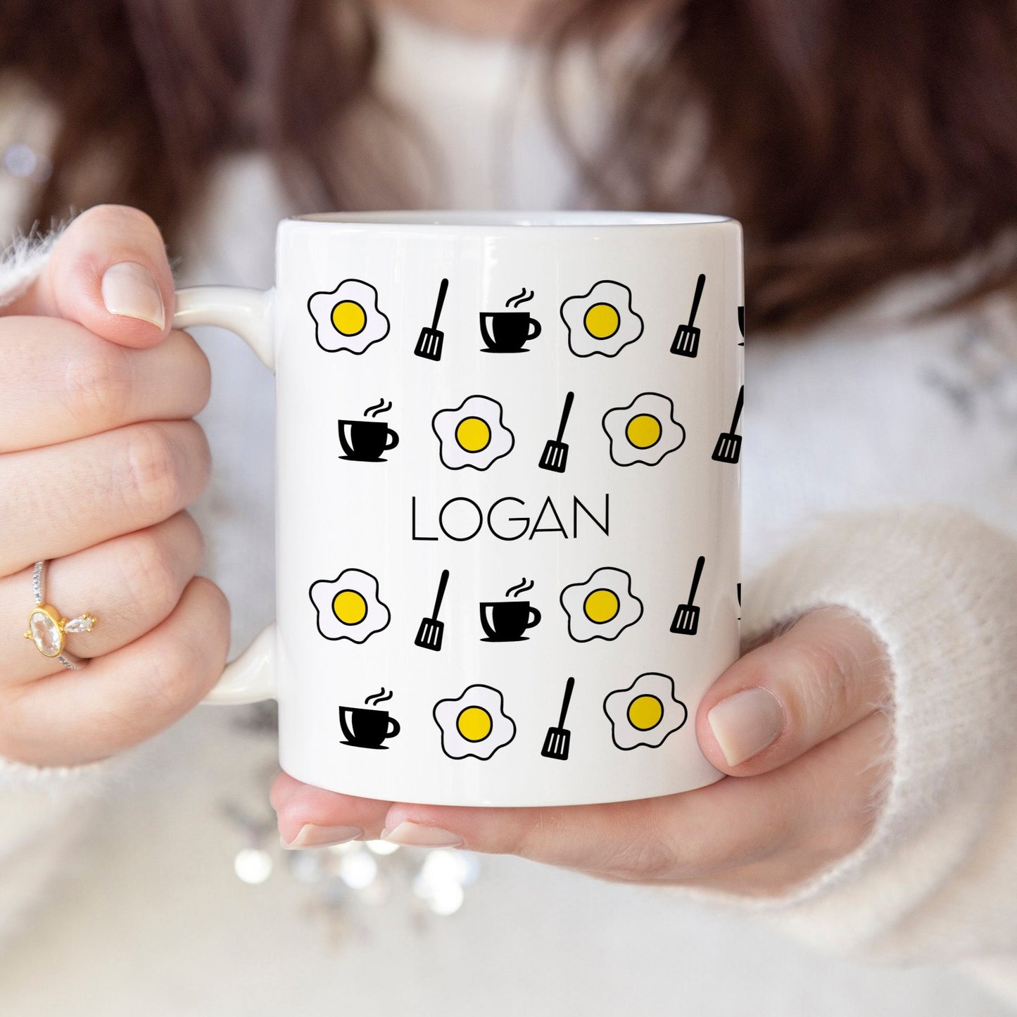 Name eggs - Custom name mug