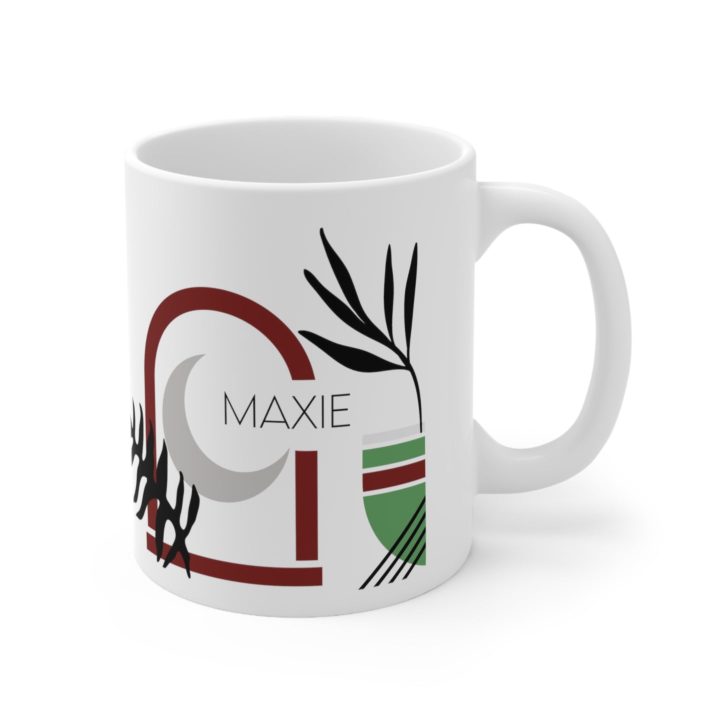 Boho plants - Custom name mug