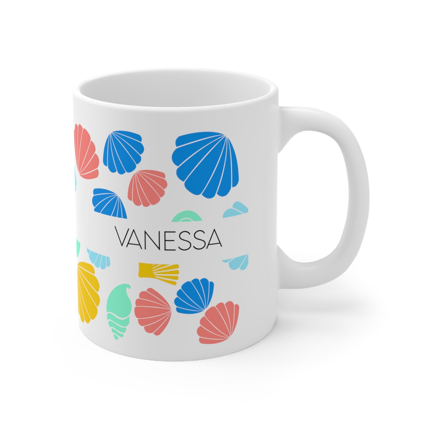 Seashells - Custom name mug