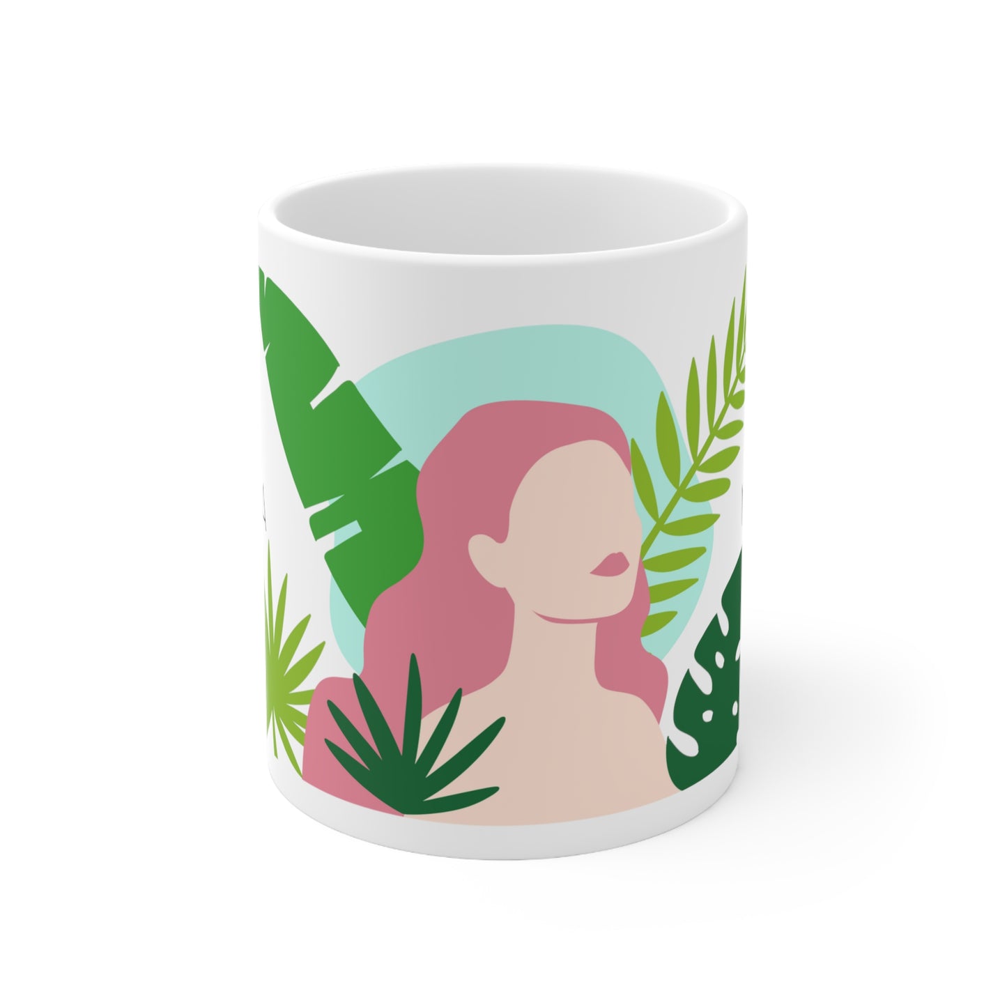 Jungle woman - Custom name mug