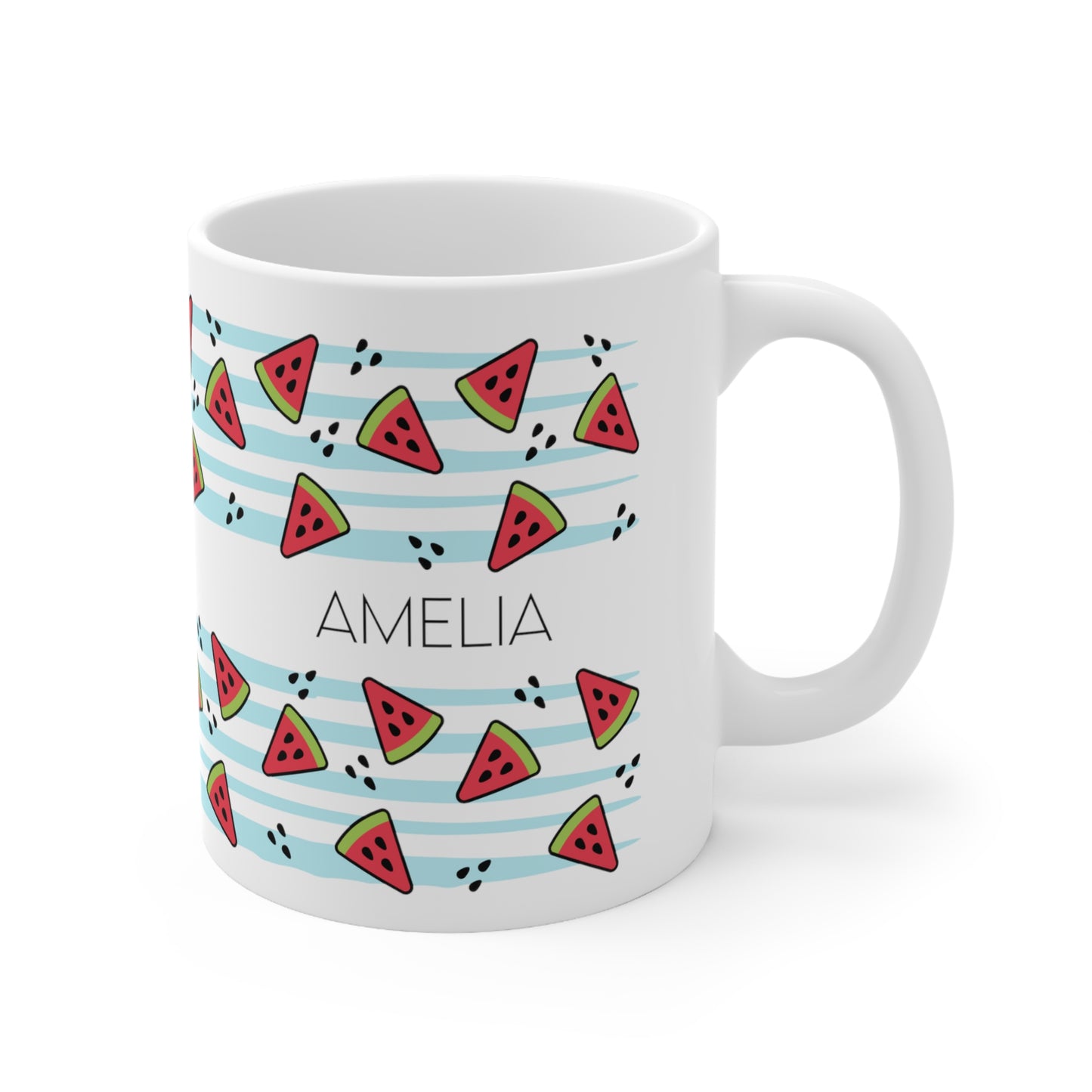 Watermelon - Custom name mug