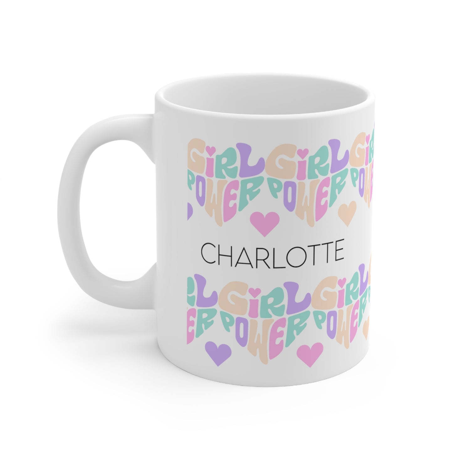 Girl power - Custom name mug