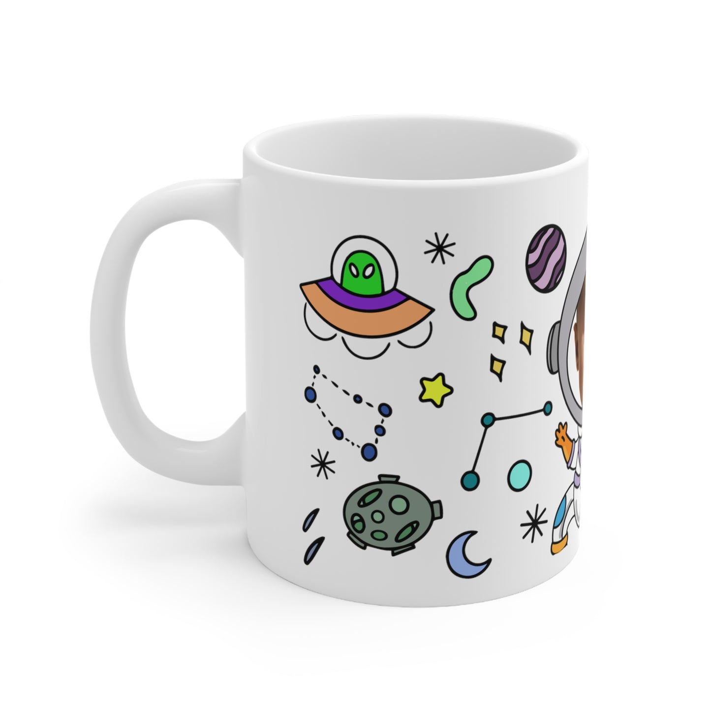 Baby space (Front photo) - Custom photo mug