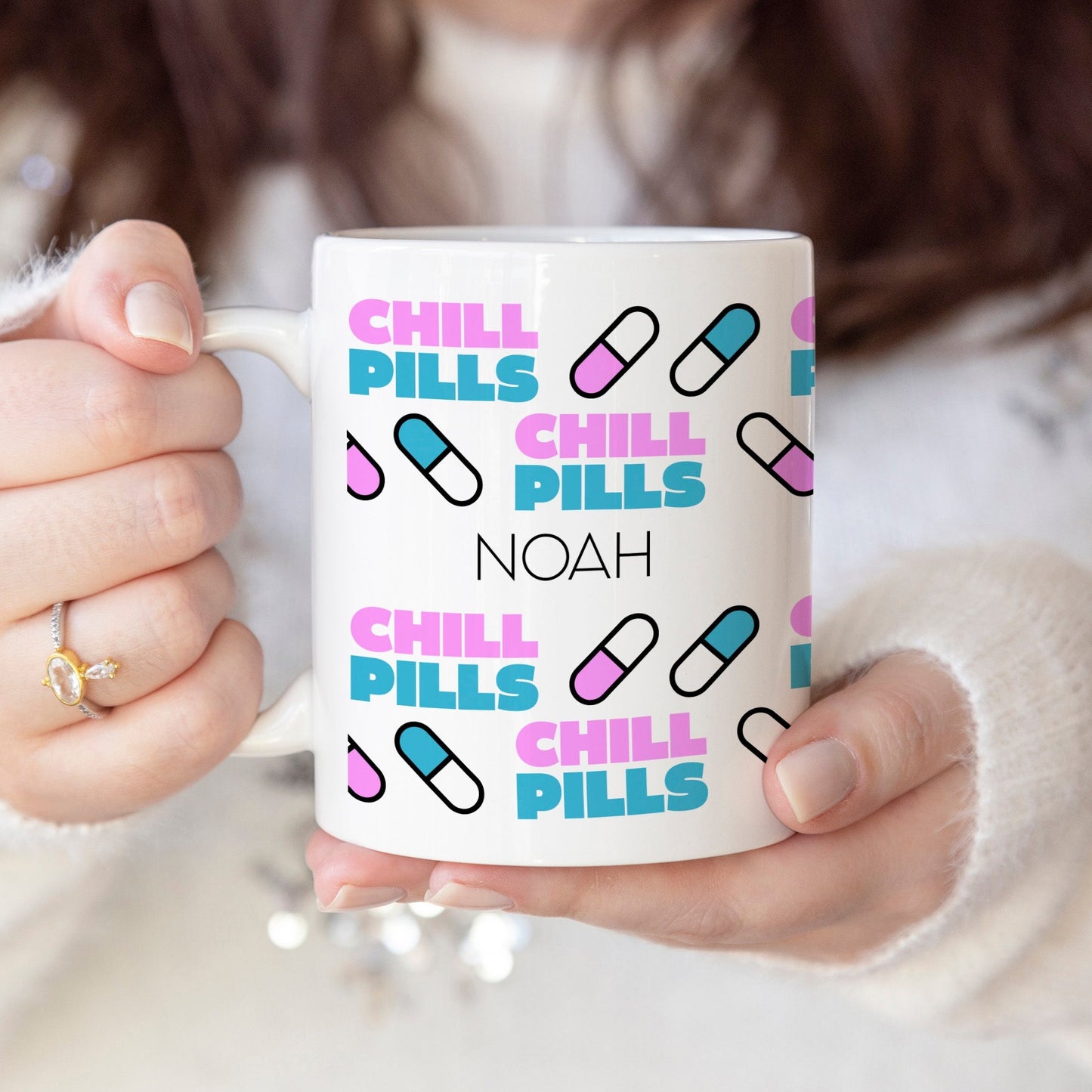 Chill pills - Custom name mug