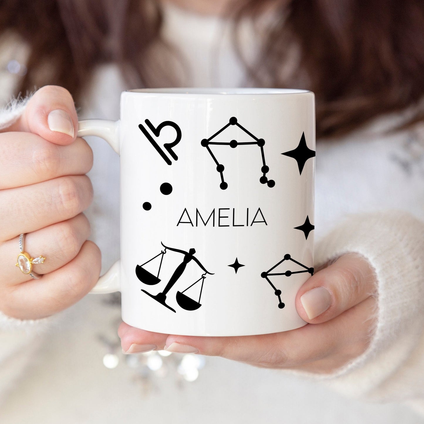 Libra - Custom name mug