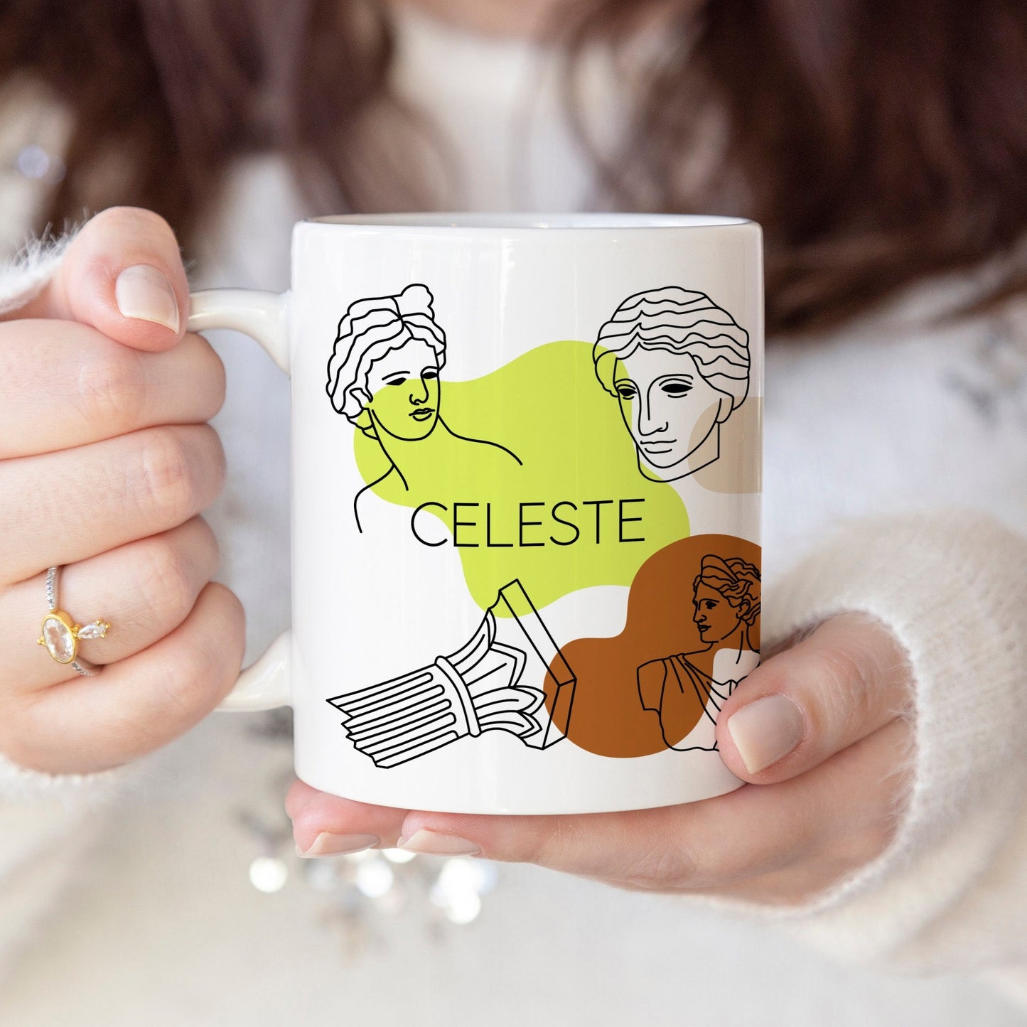 Greekstatue - Custom name mug