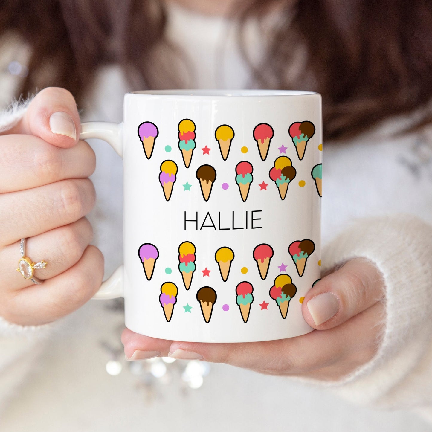 Ice cream - Custom name mug