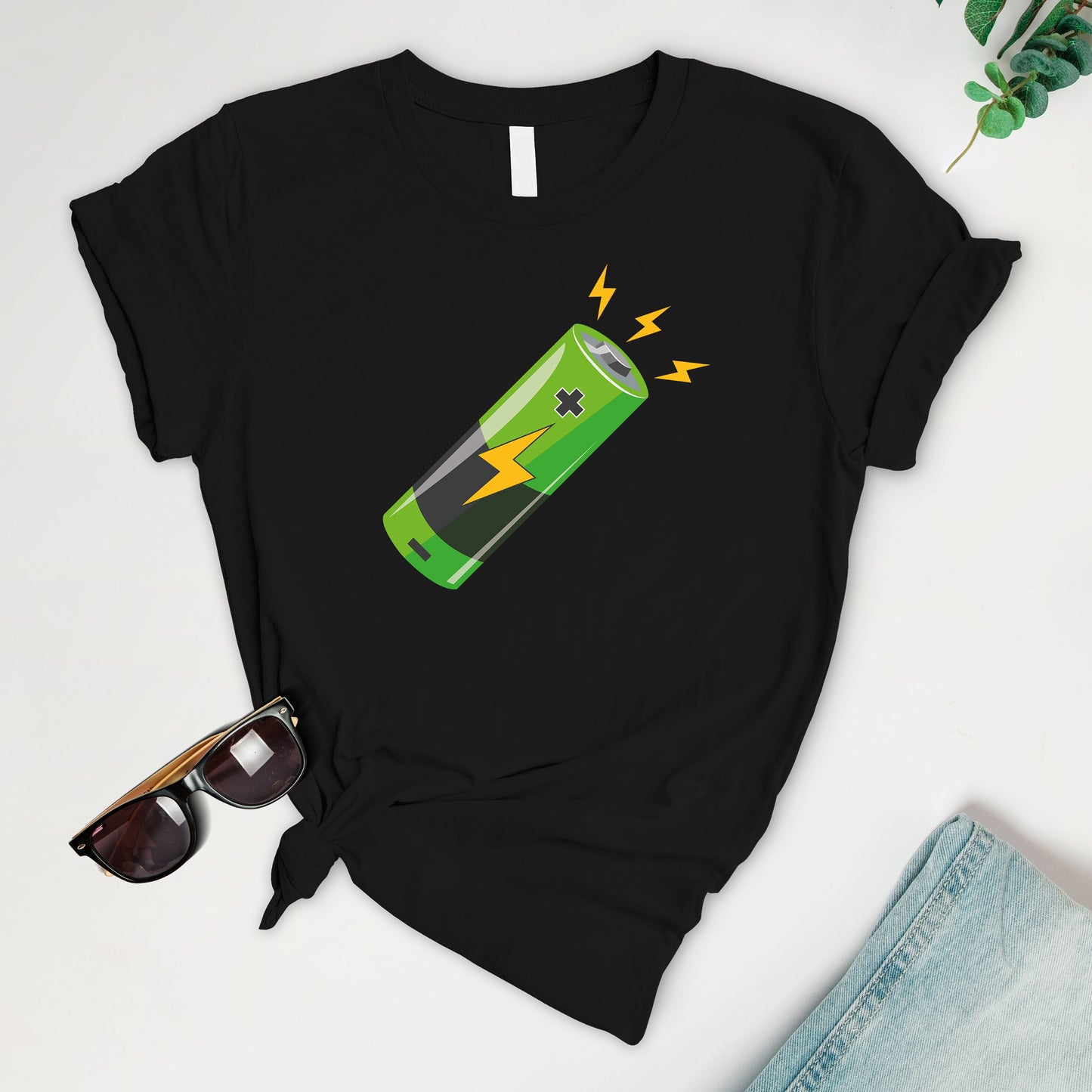 Battery positive Tee