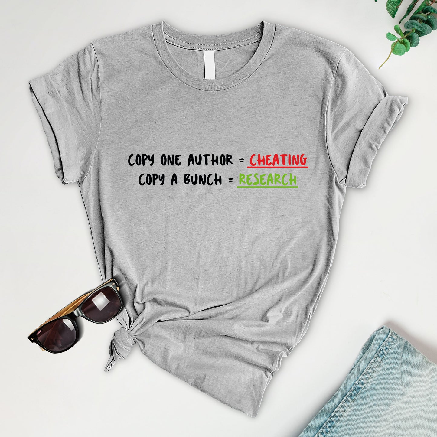 Copy vs cheating Tee