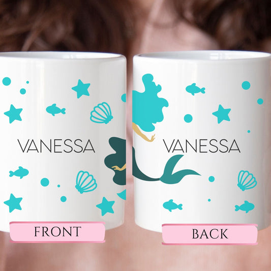 Mermaids - Custom name mug