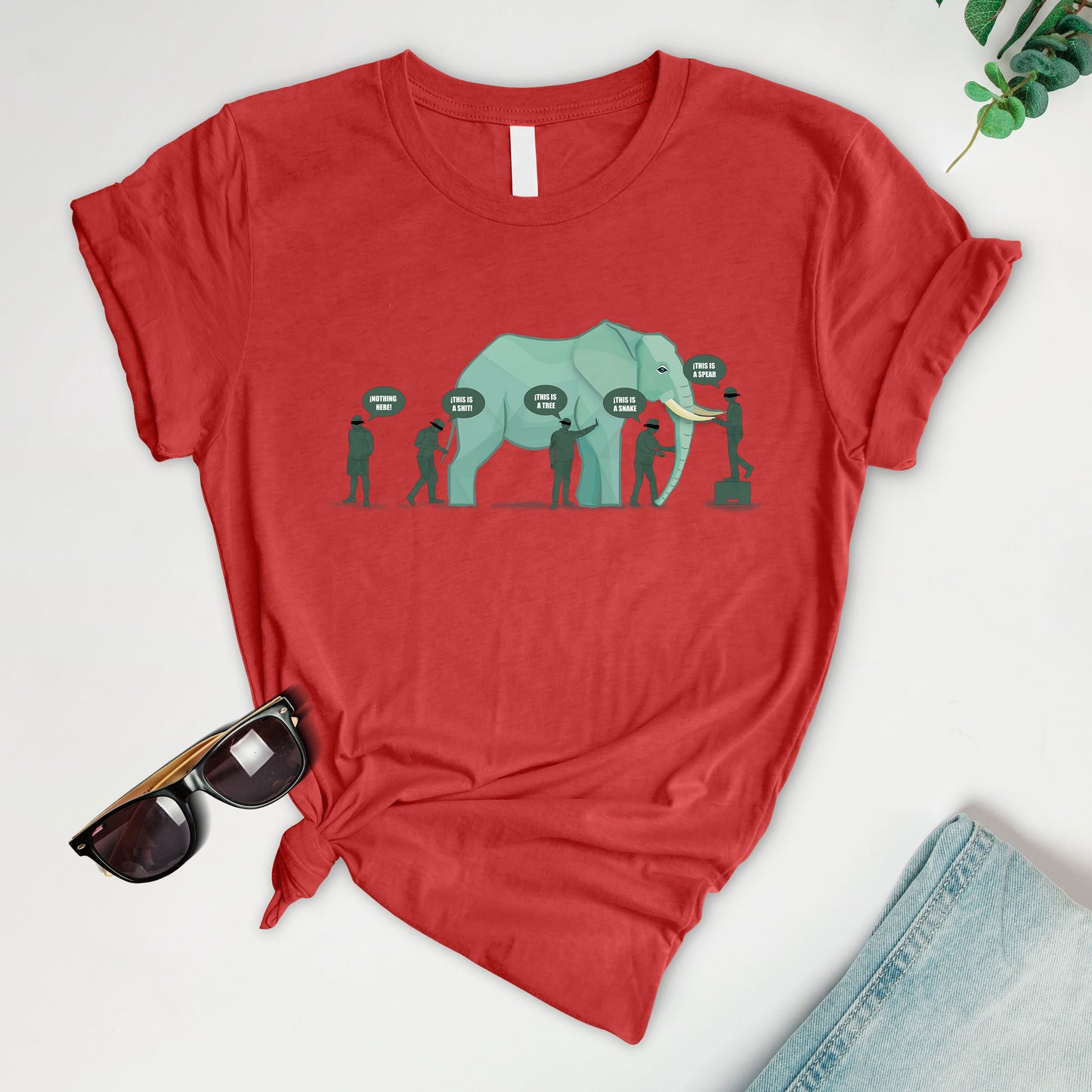 Elephant Metaphor Tee