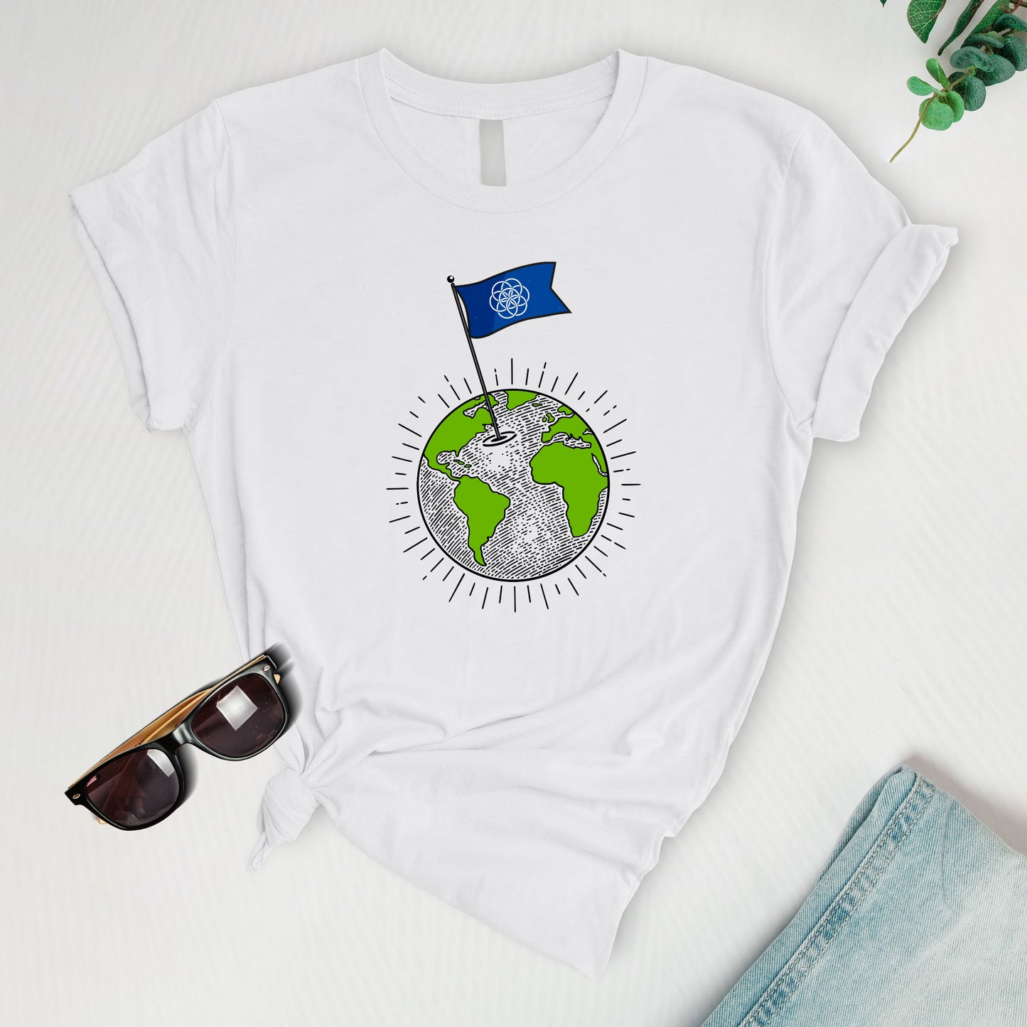 Earth flag Tee