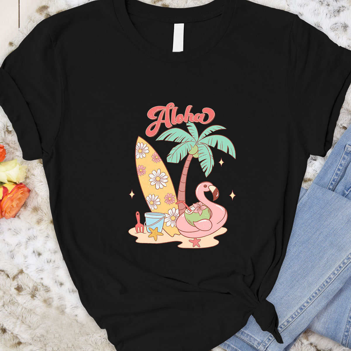 Retro beach Tee